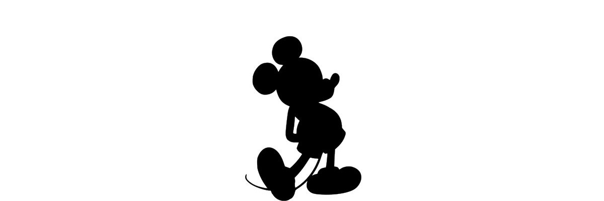 mickey mouse silhouette template