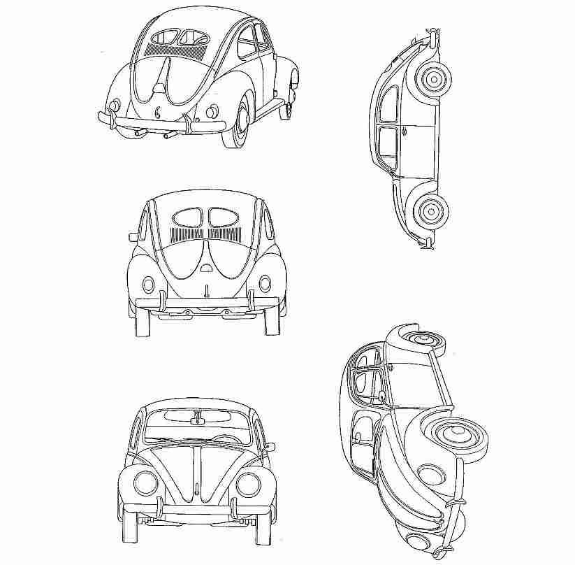 Editorial Pencil Drawing Of Beetle Car Stock Photo Picture And Royalty  Free Image Image 144821391